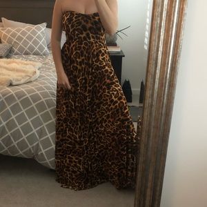 Brand new, unworn custom Onion dress by Whitney Mero. Leopard bodice dress.